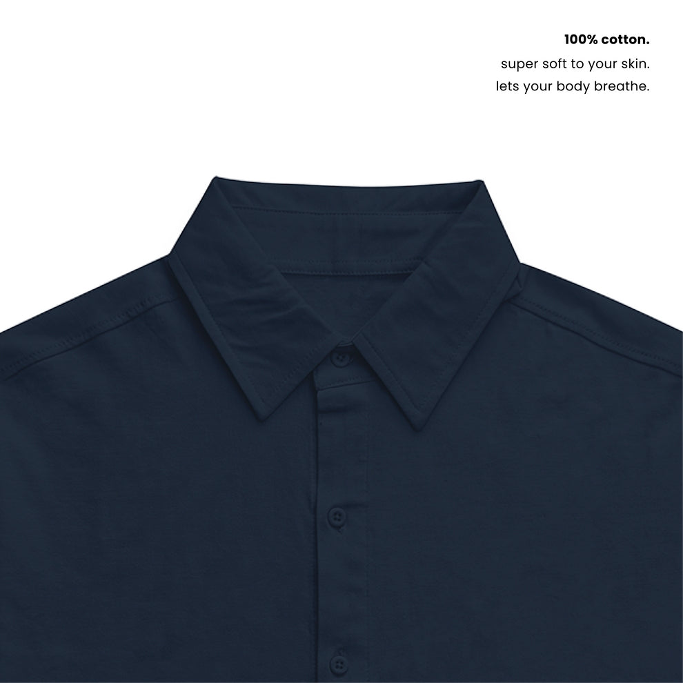RELAXED COTTON SHIRT [7 Solid Colours] [240 GSM]