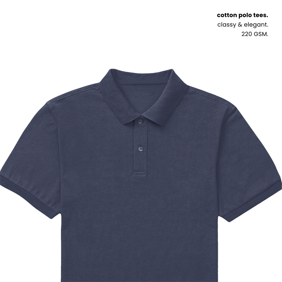 COTTON POLO [11 Solid Colours] [220 GSM]