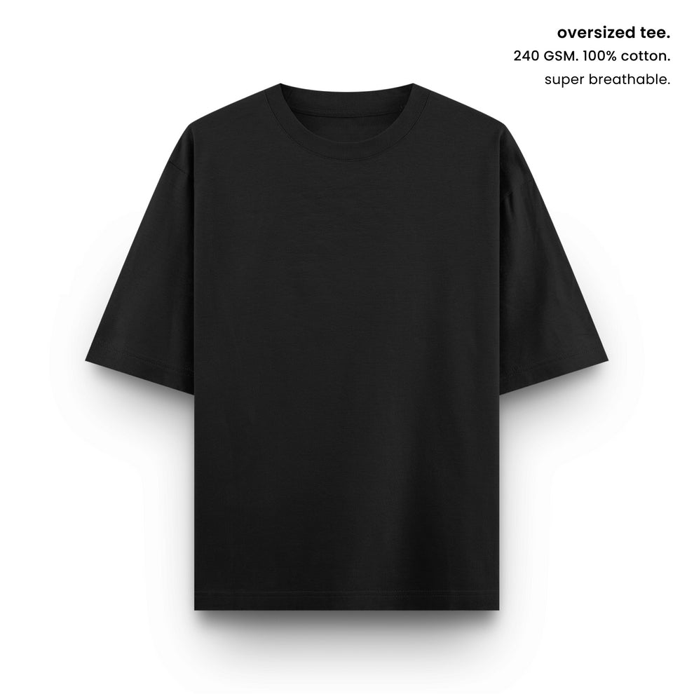 SUPER COMBED COTTON OVERSIZED TEE [14 COLOURS] [240 GSM, 100% COTTON]