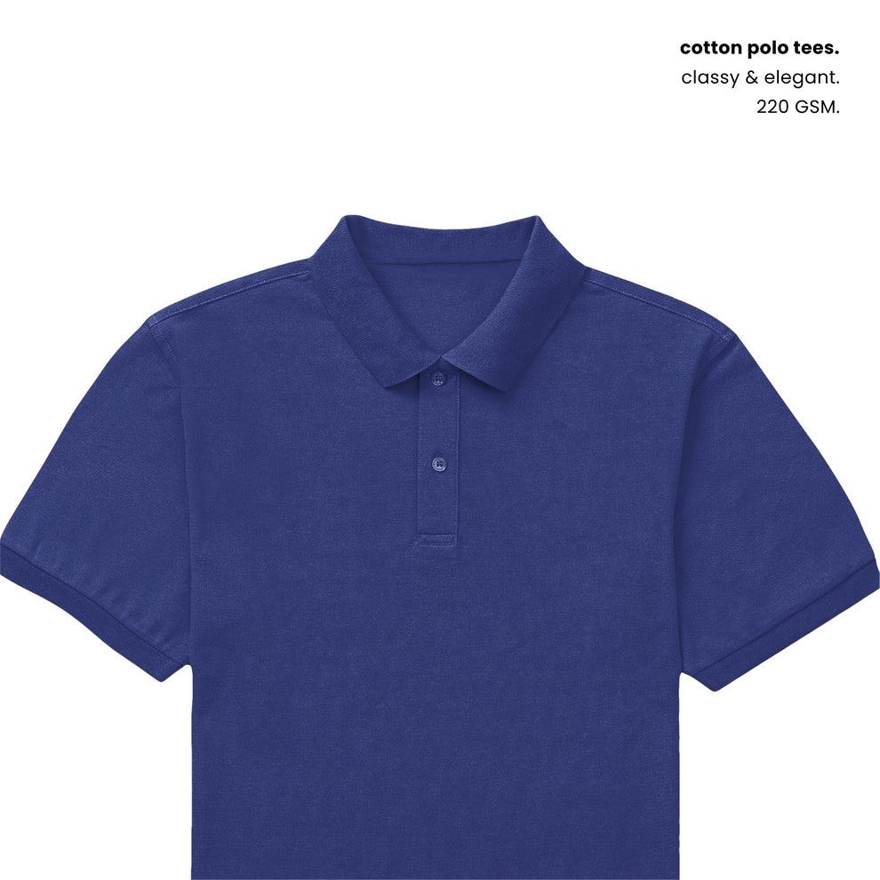 COTTON POLO [11 Solid Colours] [220 GSM]