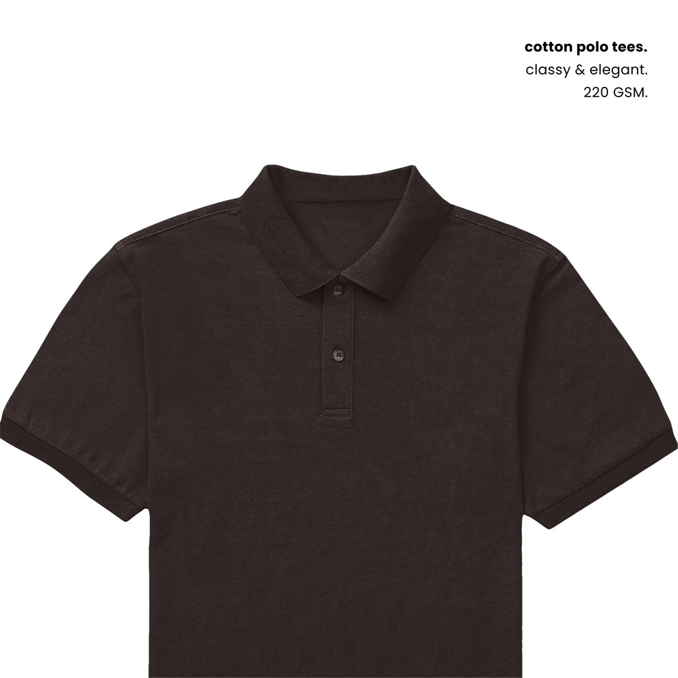 COTTON POLO [11 Solid Colours] [220 GSM]