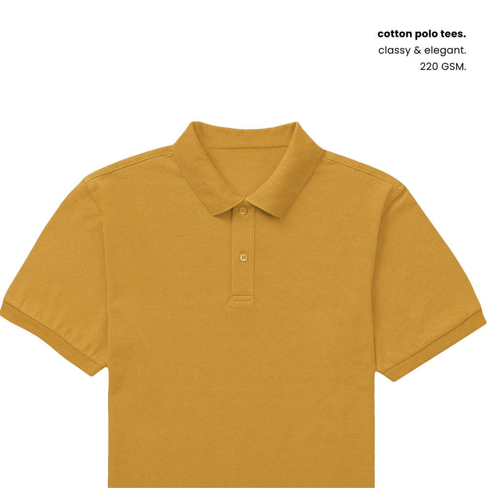 COTTON POLO [11 Solid Colours] [220 GSM]