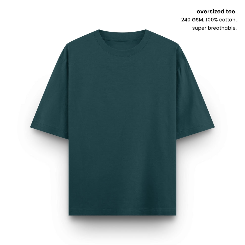 SUPER COMBED COTTON OVERSIZED TEE [14 COLOURS] [240 GSM, 100% COTTON]