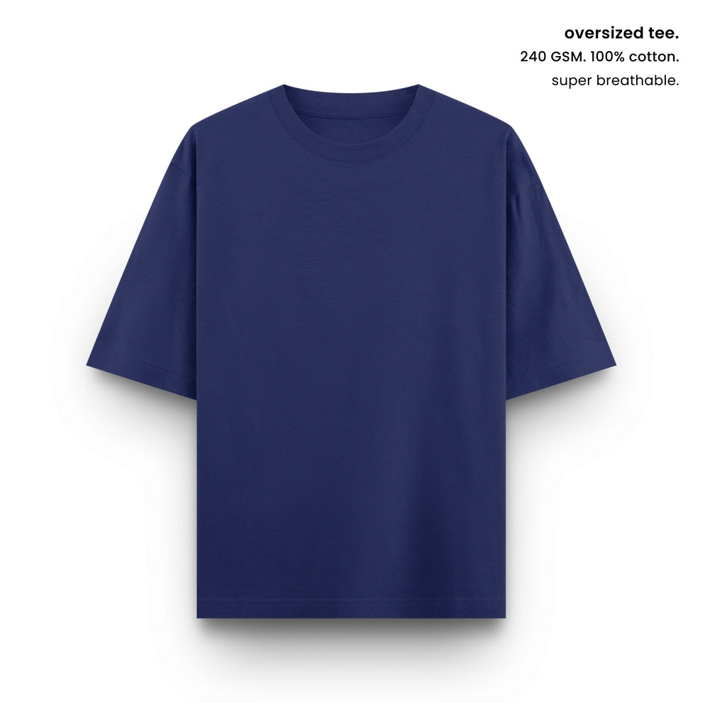 SUPER COMBED COTTON OVERSIZED TEE [14 COLOURS] [240 GSM, 100% COTTON]