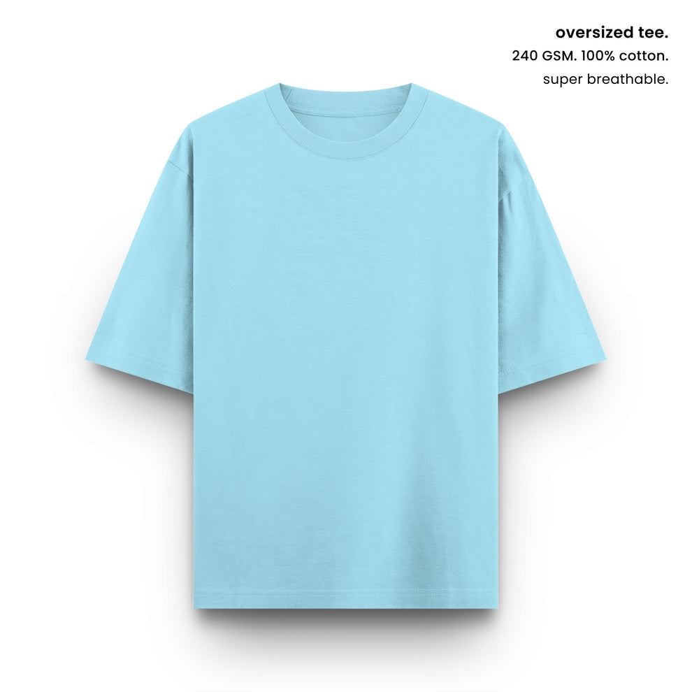 SUPER COMBED COTTON OVERSIZED TEE [14 COLOURS] [240 GSM, 100% COTTON]