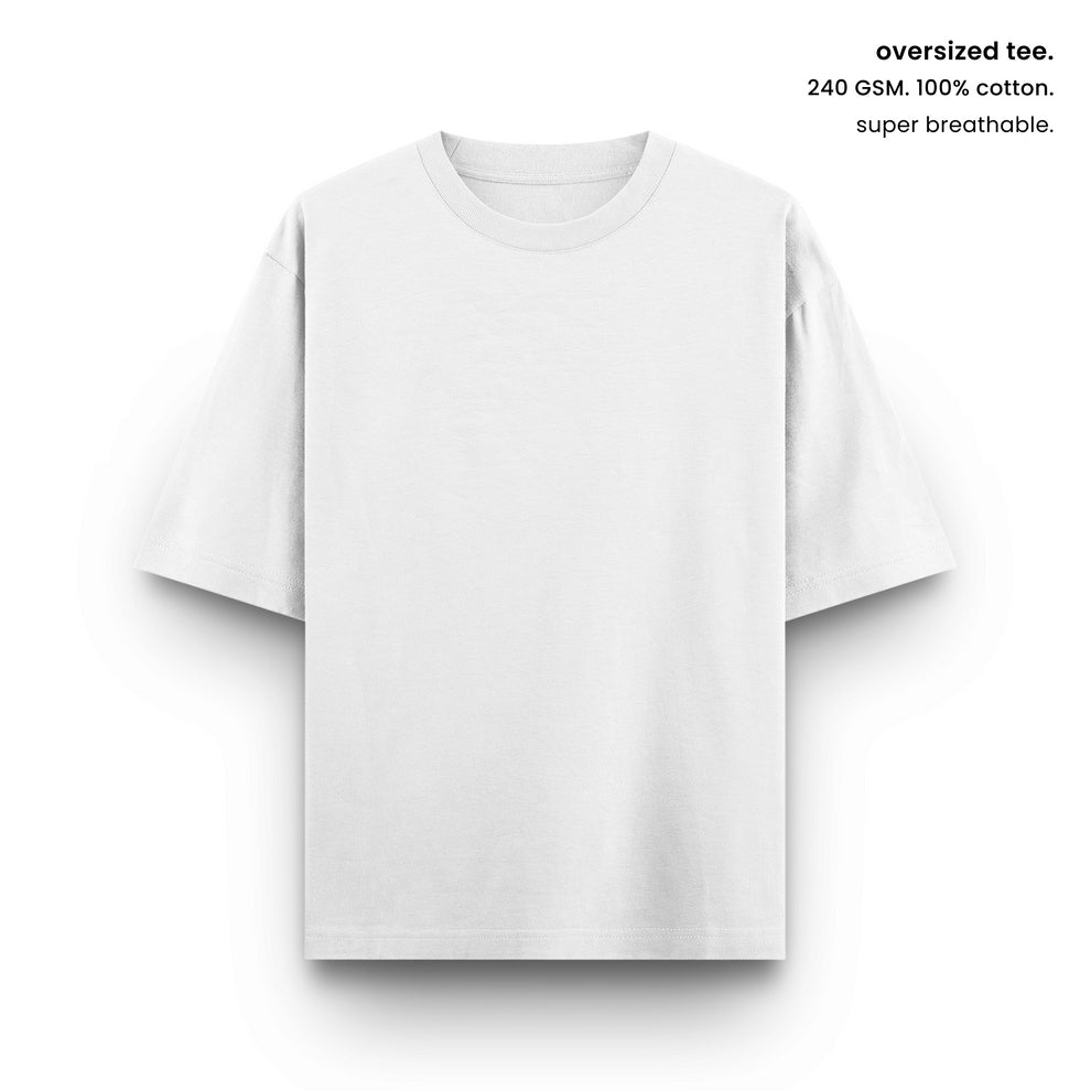 SUPER COMBED COTTON OVERSIZED TEE [14 COLOURS] [240 GSM, 100% COTTON]