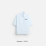 Baby blue oversized shirt