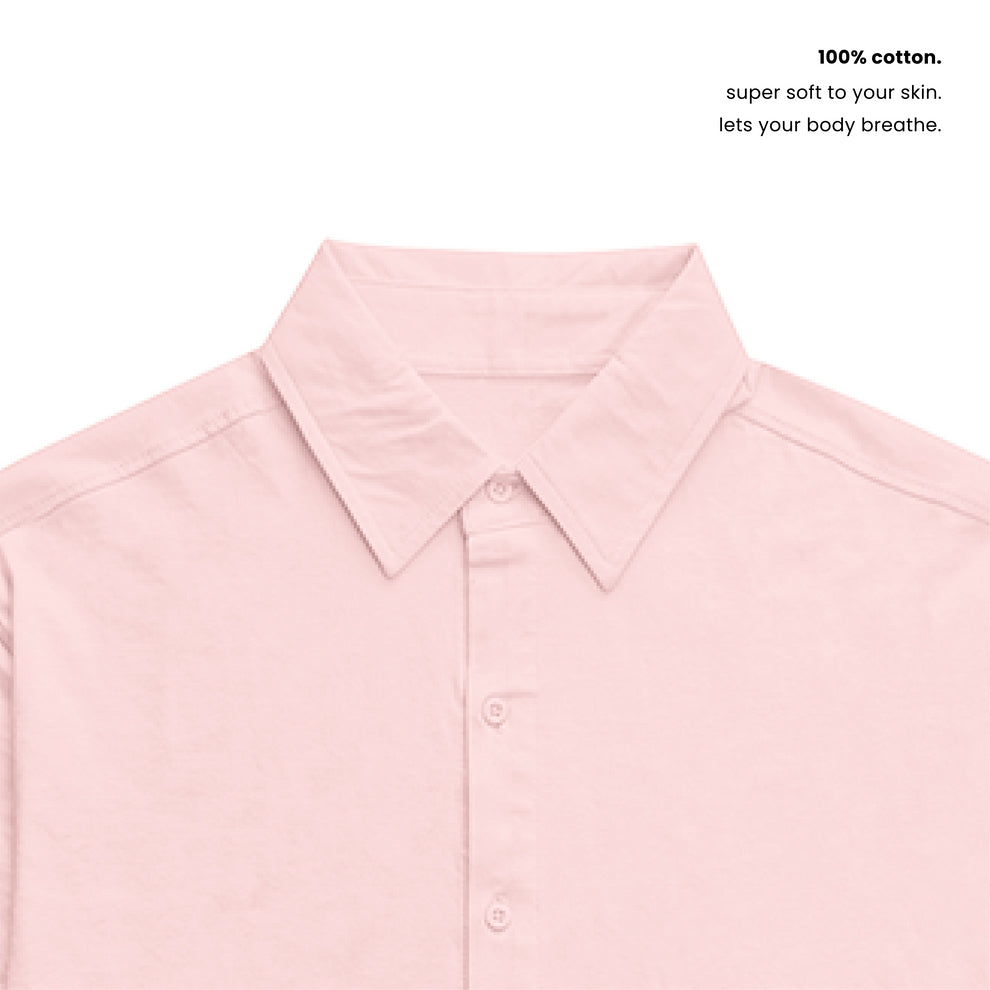 RELAXED COTTON SHIRT [7 Solid Colours] [240 GSM]
