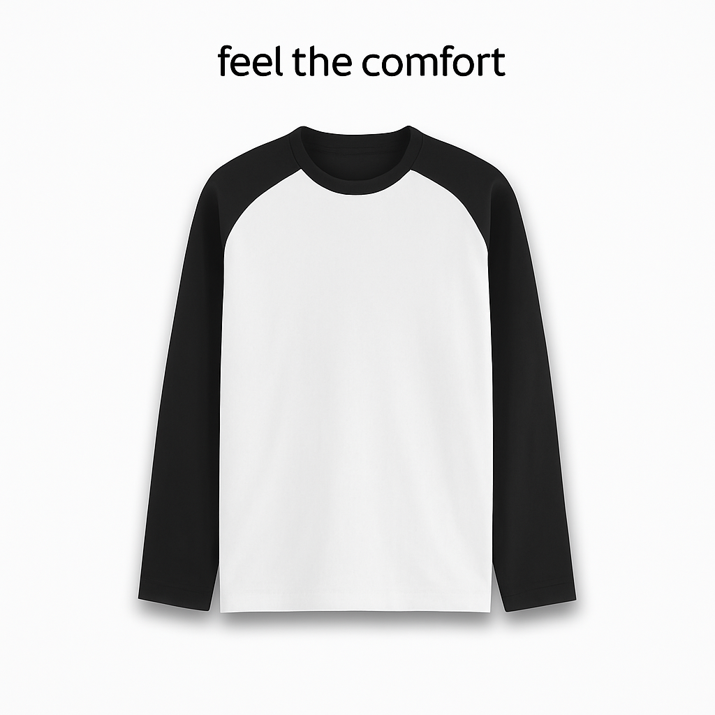 RAGLAN T-SHIRT [180 GSM, 100% COTTON] [3 COLORS]
